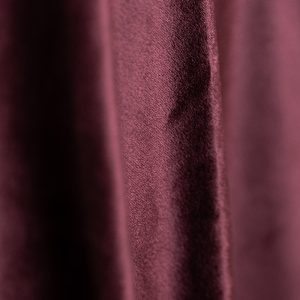 Burgundy velvet tablecloth