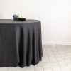 Caviar linen blend tablecloth