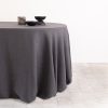 Charcoal poly tablecloth