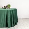 Emerald velvet tablecloth