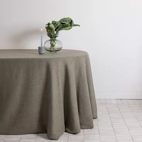 Cypress linen blend tablecloth