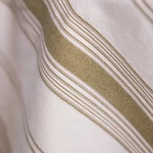 Sage strip table cloth