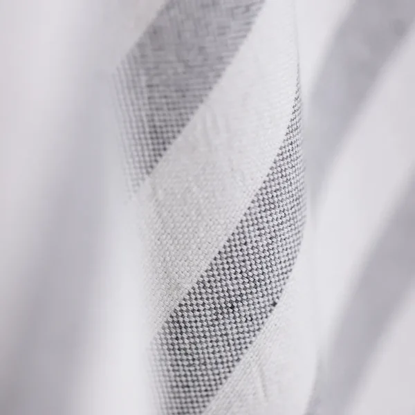 Charcoal stripe cotton tablecloth