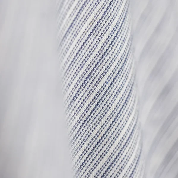 Blue ticking stripe cotton tablecloth