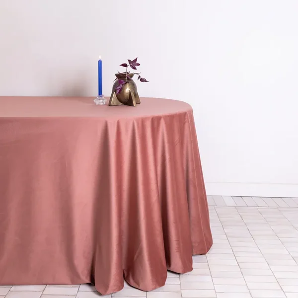Pomelo velvet tablecloth