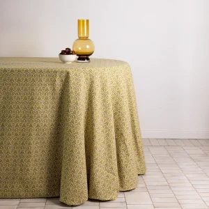 Limoncello motif cotton tablecloth