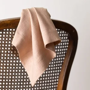Blush linen napkin