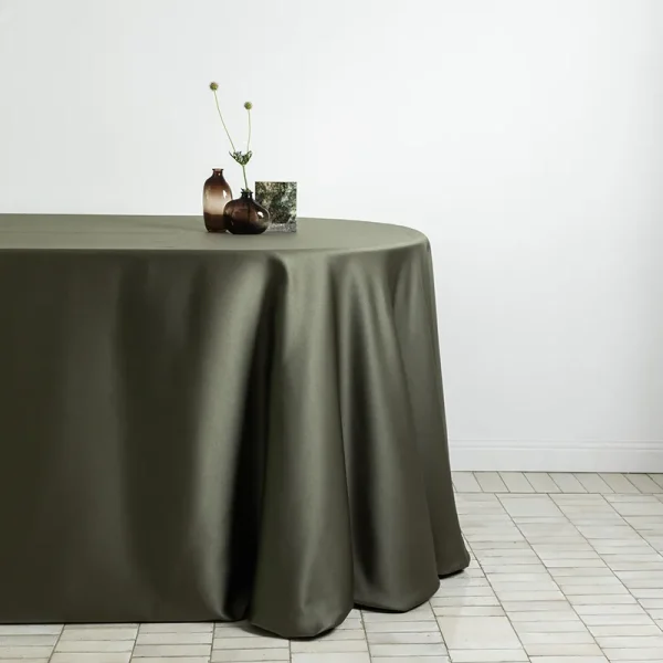 Cedar Satin Tablecloth