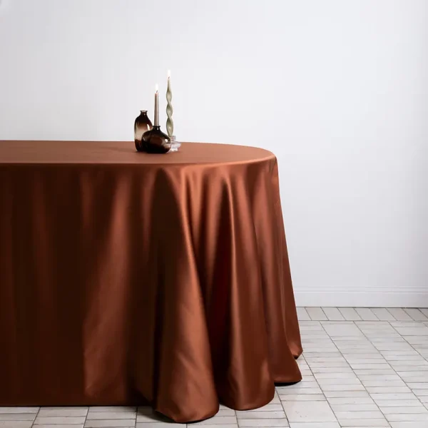 Spice satin tablecloth